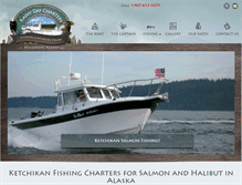 Tablet Screenshot of ketchikanakfishing.com